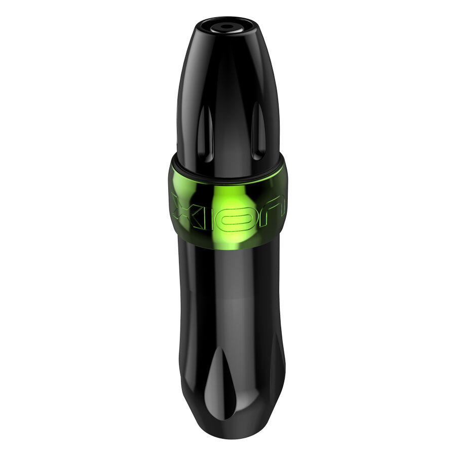 Xion Pen Kryptonite vaaleanvihreä Vaaleanvihreä Xion Pen Kryptonite alumiinista valkoisella taustalla