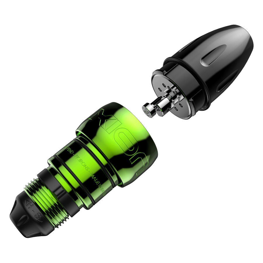 Xion Pen Kryptonite vaaleanvihreä Vaaleanvihreä Xion Pen Kryptonite irrotettavalla mustalla kärjellä valkoisella taustalla