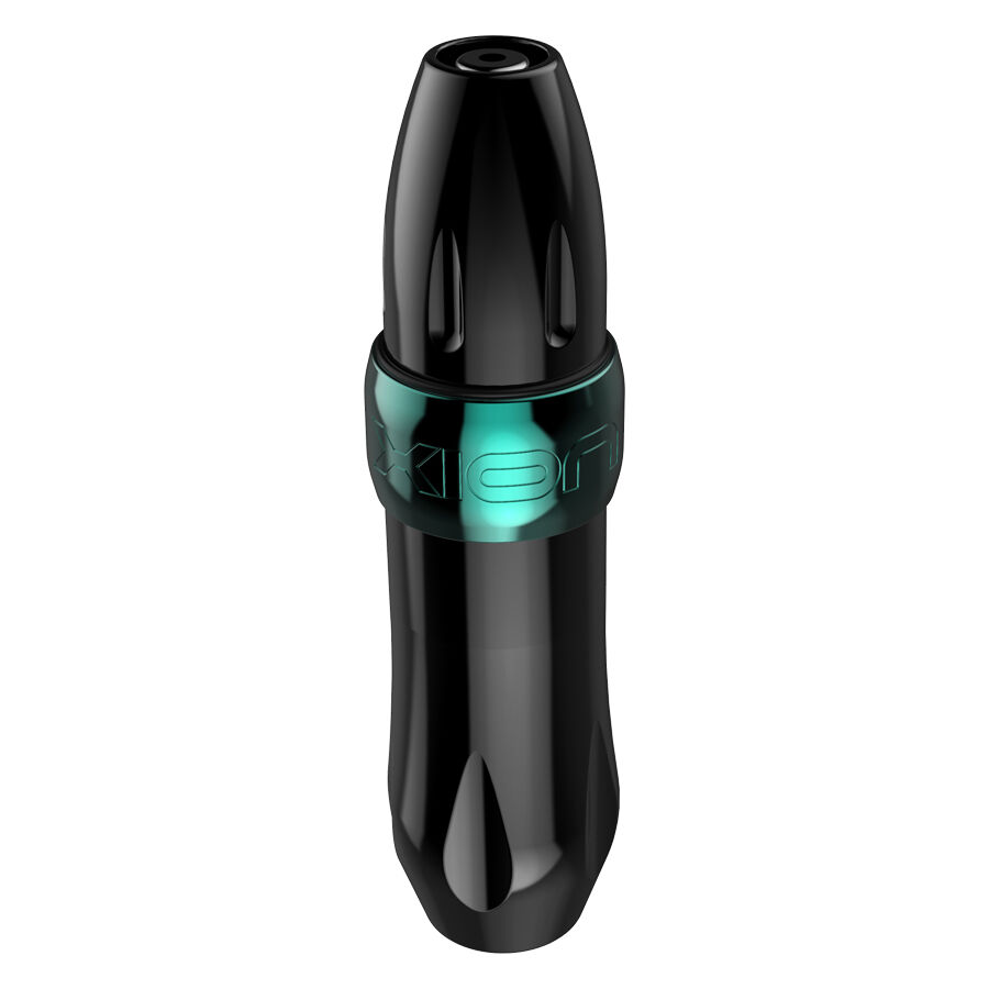 Xion Pen Seafoam sininen Wildcatilta Sininen Xion Pen tatuointikone alumiinista valkoisella taustalla
