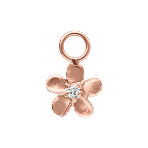 Flower Pendant - Ruusukultainen metalli