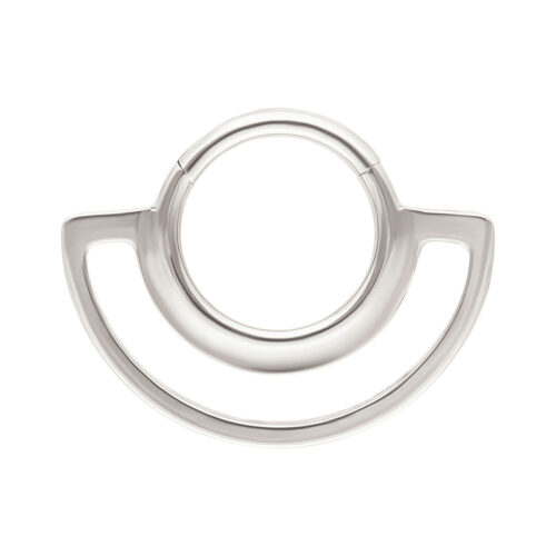Valkokultainen Dual Ring Clicker valkoisella taustalla