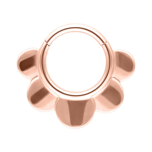 Half Flower Clicker - Ruusukultainen metalli