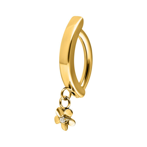 Belly Arch Clicker with Flower Pendant - Napaclicker