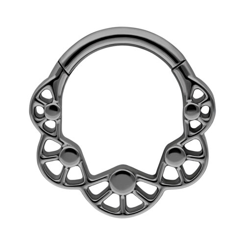 Bubble Plate Clicker - Musta metalli